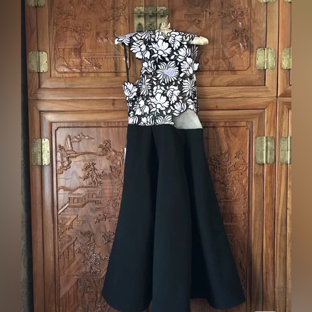 Self Portrait Lace Floral Dress